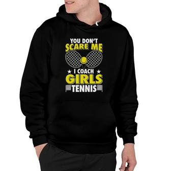 Funny Tennis Gift A Girls Coaching Tennis Coach Hoodie | Mazezy
