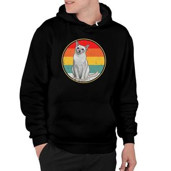 Funny Vintage Sunset Tonkinese Cat Hoodie | Mazezy