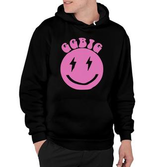 Gbig Big Little Sorority Reveal Smily Face Funny Cute Gg Big Hoodie | Mazezy