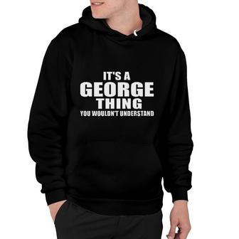 George Thing Simple Hoodie | Mazezy