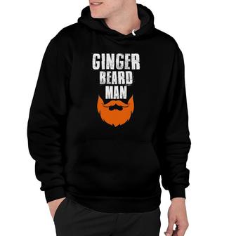 Ginger Beard Man Funny Ginger Bearded Men Hoodie | Mazezy