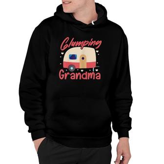 Glamping Grandma Funny Rv Camping Camper Mother's Day Hoodie | Mazezy