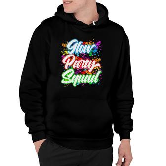 Glow Party Squad Bright Collection Tank Top Hoodie | Mazezy