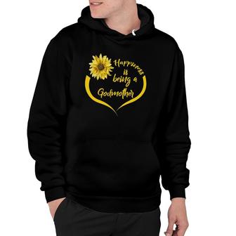 Godmother Gift Happiness Is Being A Godmother Hoodie - Thegiftio UK