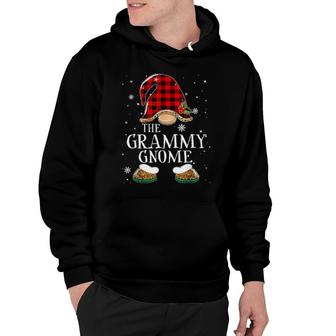 Grammy Gnome Buffalo Plaid Matching Family Christmas Pajama Hoodie | Mazezy