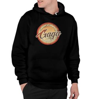 Graphic 365 Gaga Vintage Mothers Day Funny Grandma Gift Hoodie | Mazezy