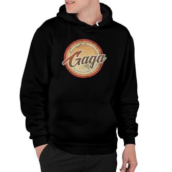 Graphic 365 Gaga Vintage Mother's Day Funny Grandma Gift Hoodie | Mazezy