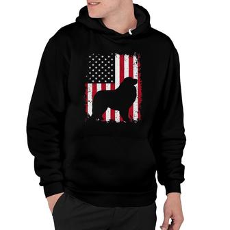 Great Pyrenees 4Th Of July American Usa Flag Dog Gift Hoodie | Mazezy