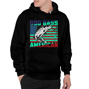 Green God Bass American Fishing Nice Gifts For Fisher Hoodie - Thegiftio UK