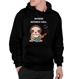 Guitar For Guitarists Sloth Playing Guitar Hoodie | Mazezy
