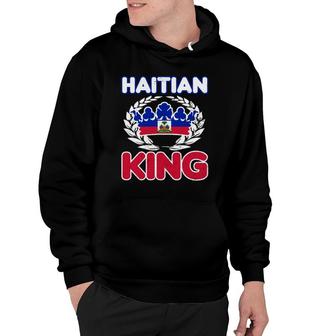 Haitian King Design Haiti Flag Hoodie | Mazezy
