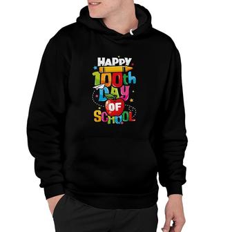 Happy 100Th Day Of School Teachers 100 Days V2 Hoodie - Thegiftio