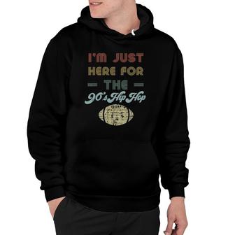 Here For The 90S Hip Hop Women Retro Football Party Hoodie | Mazezy