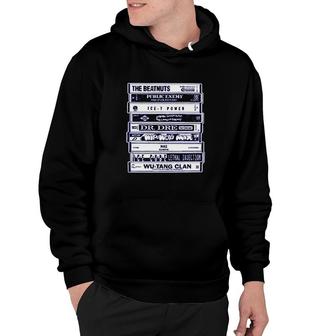 Hip Hop Artists Cassettes Old School Rap Hoodie | Mazezy