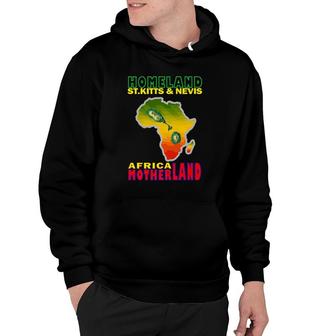 Homeland StKitts & Nevis But Motherland Africa Hoodie | Mazezy