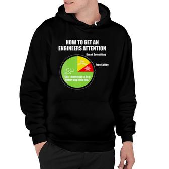 How To Get An Engineers Attention Engineering Funny Hoodie | Mazezy