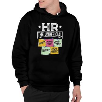 Human Resources Inspired Hilarious Hr Related Hr Rep Design Hoodie | Mazezy