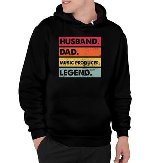 Husband Dad Music Producer Making Beats Beat Maker Gift Hoodie | Mazezy