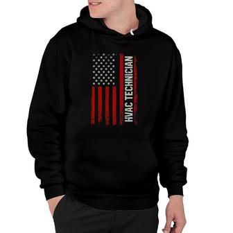 Hvac Technician American Flag Hvac Hoodie | Mazezy