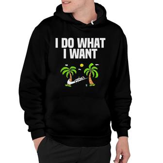 I Do What I Want Cat Lover Gifts For Women And Men Funny Hoodie | Mazezy