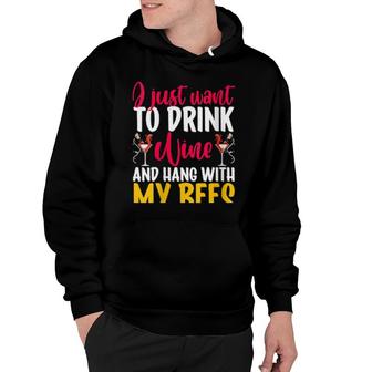 I Just Want To Drink Wine And Hang With My Bees Wine Hoodie | Mazezy