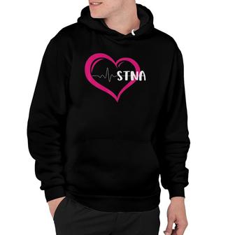 I Love Being An Stna State Tested Nurse Aide Nursing Hoodie | Mazezy