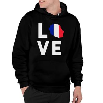 I Love France Paris Souvenir French Lover Gifts Hoodie | Mazezy