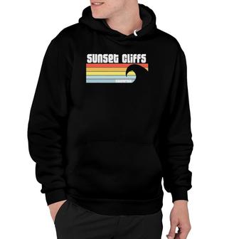 I Love Sunset Cliffs California Ca Pacific Ocean Wave Hoodie | Mazezy