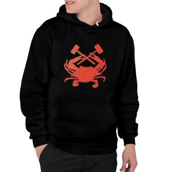 I Rescue Crabs From The Bay And Beer From Cans Hoodie | Mazezy