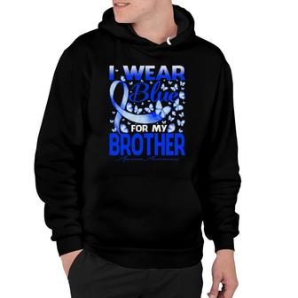 I Wear Bule For My Brother Apraxia Awareness Hoodie | Mazezy