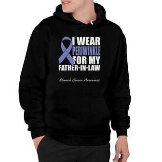 I Wear Periwinkle For My Father In Law Stomach Cancer Hoodie | Mazezy
