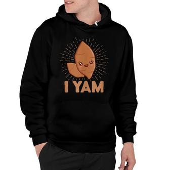 I Yam He's My Sweet Potato Thanksgiving Matching Couple Set Hoodie | Mazezy
