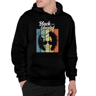 I'm Black And Educated Black Afro Graduate Hoodie | Mazezy