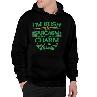 Im Irish Funny Shamrock Humor St Patricks Paddy Day Hoodie | Mazezy