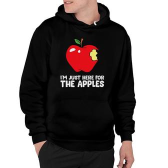 I'm Just Here For The Apples Hoodie | Mazezy