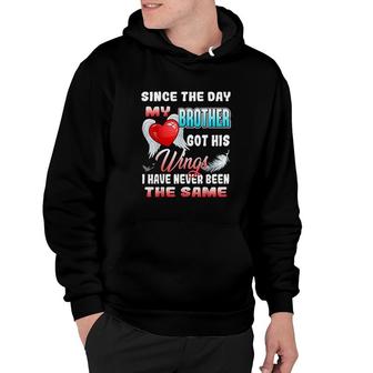 In Loving Memory Of My Brother For Brother Lives In Heaven Hoodie - Thegiftio UK
