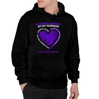 In Memory Of My Husband Remembrance Heaven I Miss My Husband Hoodie | Mazezy