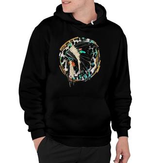 Indian Headdress,Headdress Leopard Distressed Hoodie | Mazezy