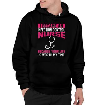 Infection Control Nurse Apparel - Cute Funny Nurses Design Hoodie | Mazezy
