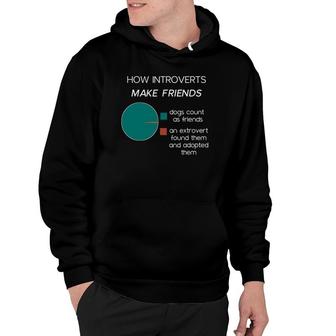 Introvert Funny Introverts Pie Chart Meme Hoodie | Mazezy