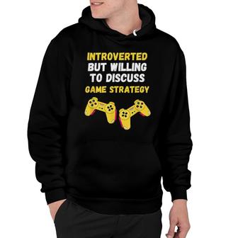 Introvert Gaming Shy Gamer Video Game Gamer Girl Hoodie | Mazezy
