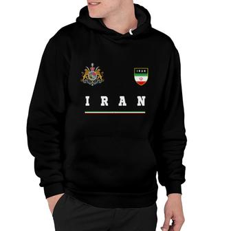 Iran Sportsoccer Jersey Iranian Flag Football Hoodie | Mazezy UK