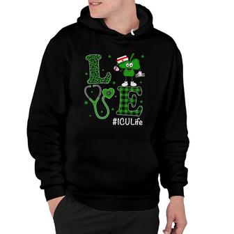 Irish Nurse St Patricks Day Love Icu Nurse Life Hoodie | Mazezy