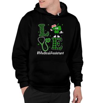 Irish Nurse St Patrick's Day Love Medical Assistant Hoodie | Mazezy
