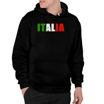 Italy Italia Flag Root Patriotic Hoodie | Mazezy