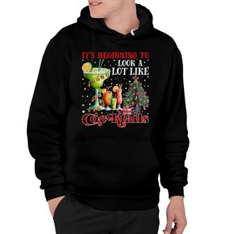 It's Beginning To Look A Lot Like Cocktails Hoodie | Mazezy