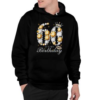 It's My 60Th Birthday Queen 60 Years Old Shoes Crown Diamond Hoodie - Seseable
