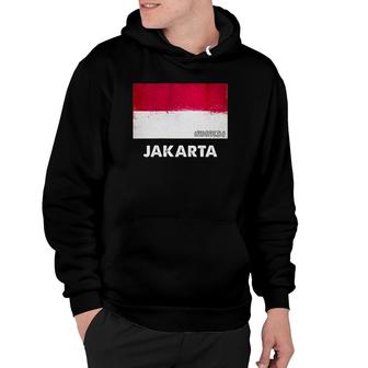 Jakarta Indonesia Flag Jakarta Hoodie | Mazezy AU