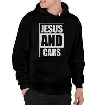Jesus And Cars For Christian Men Women Boy Girl Gift Hoodie | Mazezy AU