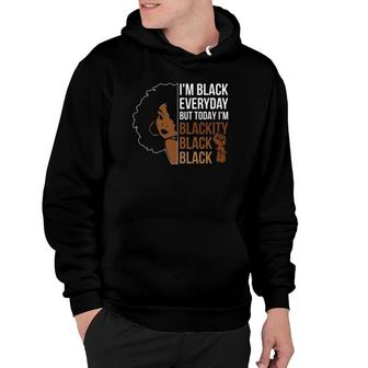 Juneteenth Blackity Black Woman African American History Hoodie | Mazezy